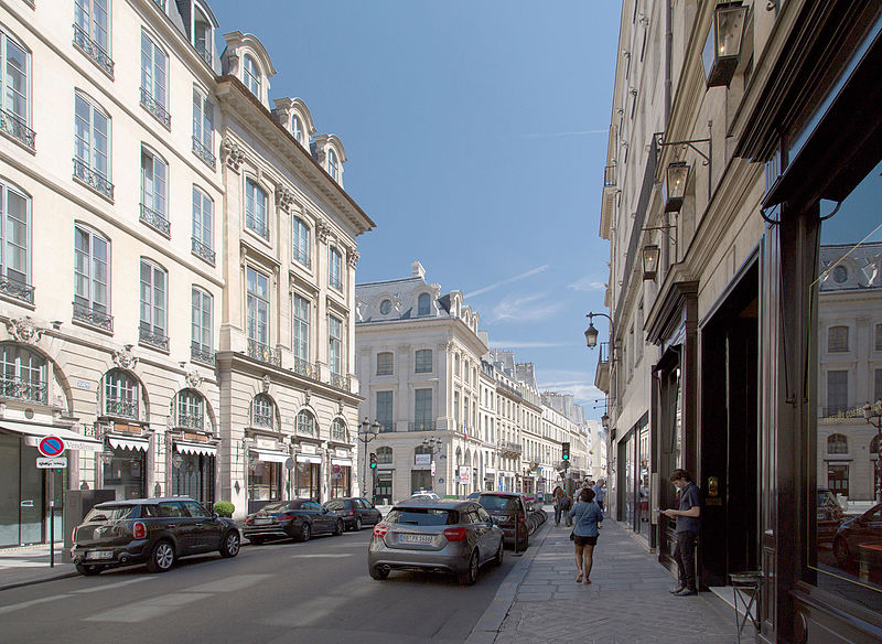 Steet of Faubourg Saint Honoré - Hotel in Paris : departments